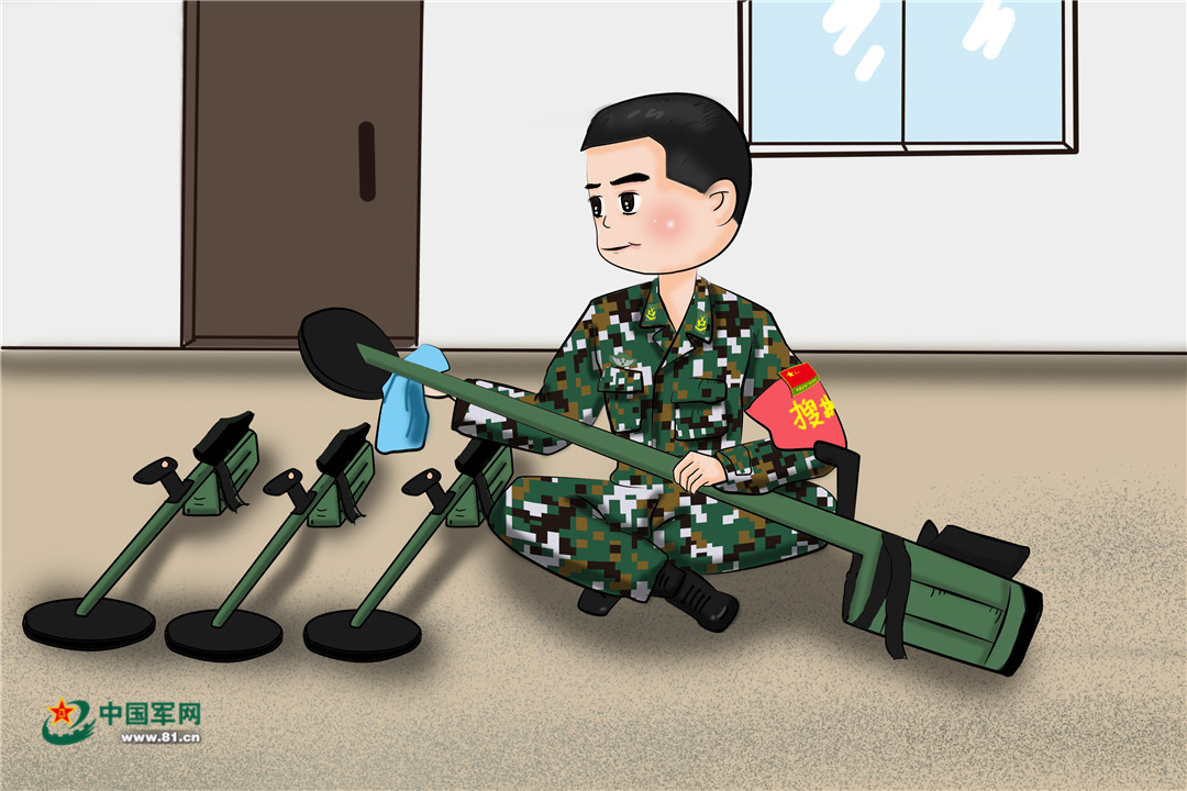 我和军队的不解之缘丨漫画:我是扫雷兵