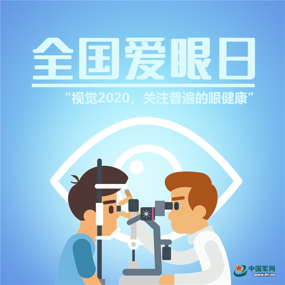 6月6日是第二十五届全国爱眼日,本届爱眼日的主题是"视觉2020,关注