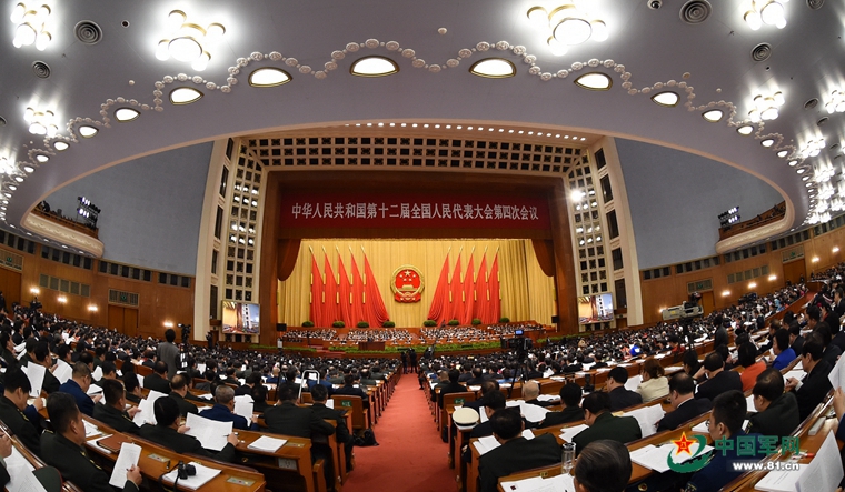 3月5日,第十二届全国人民代表大会第四次会议在人民大会堂隆重开幕.