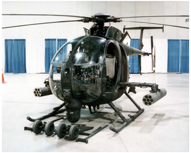 美国mh-6"小鸟式"直升机