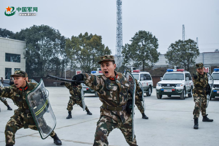 直击武警官兵开训动员现场:开训!开赛!开战!