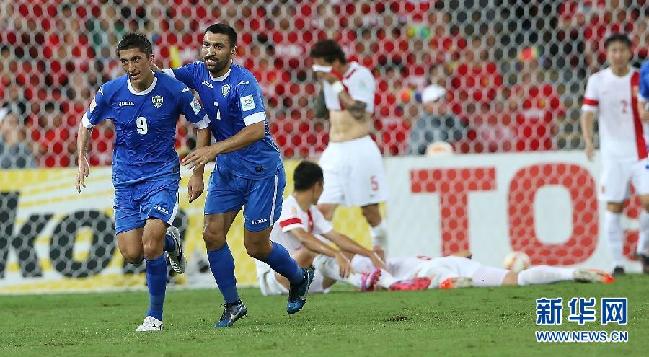 （亚洲杯）（1）足球——小组赛：中国队对阵乌兹别克斯坦队