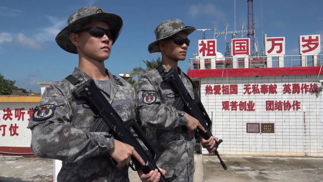 太帅了!南沙官兵又添星空迷彩