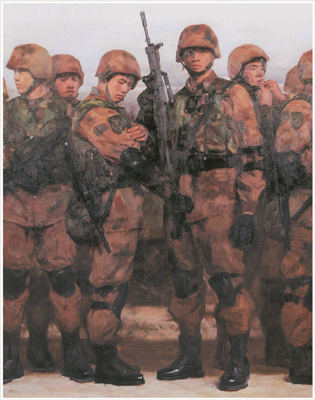 画苑:厉兵秣马 备战打仗