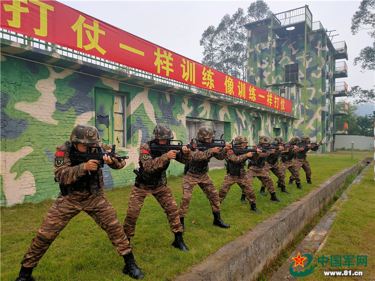 不误训练不误春 武警漳州支队春季大练兵火热进行