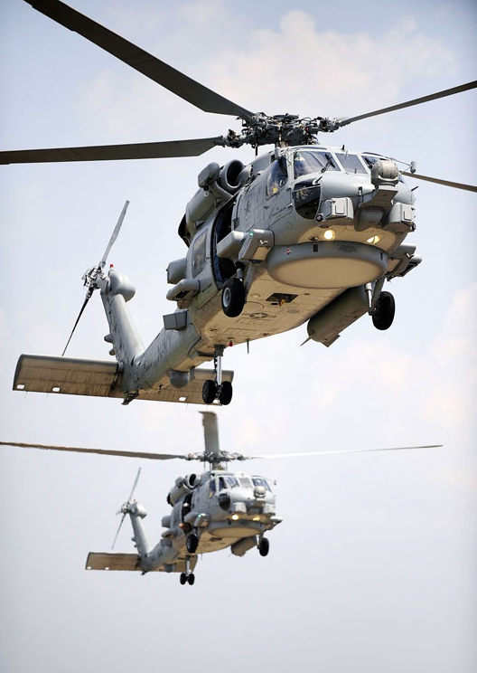 美舰载直升机"新锐":mh-60r"海鹰"