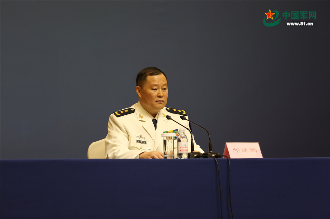 海军副司令员邱延鹏中将.中国军网记者 董兆辉摄