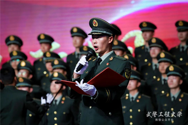 党的一百岁生日,武警工程大学乌鲁木齐校区这样祝福