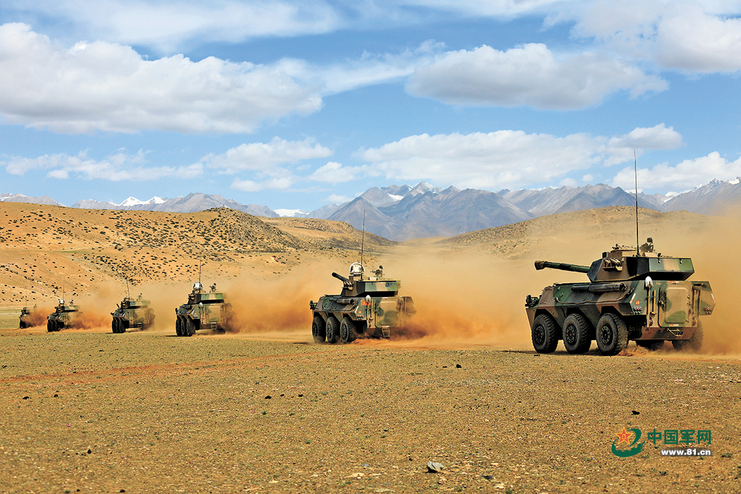 铁流奔袭 西藏军区某旅锤炼部队机动作战能力