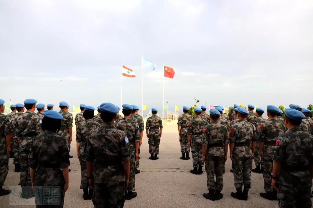 中国第17批赴黎巴嫩维和部队采取多种形式欢度国庆