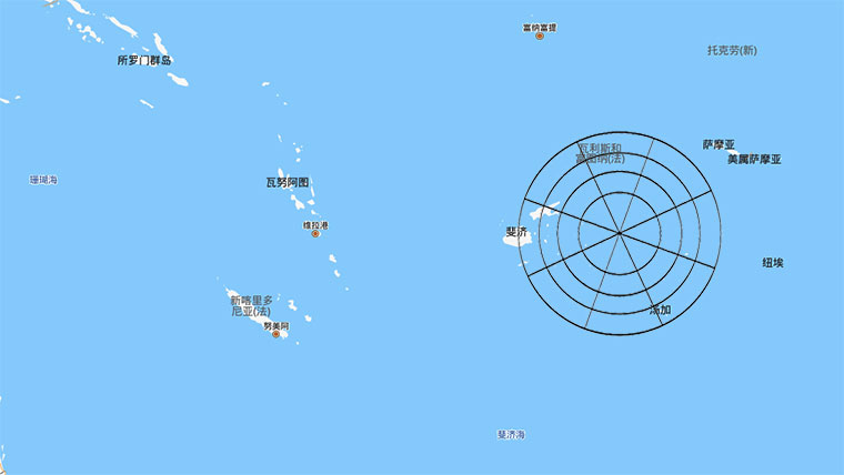 南太平洋瓦利斯和富图纳群岛附近发生6.5级地震
