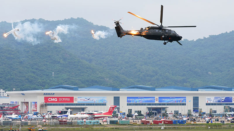 陆军空中突击力量在第十四届中国航展首次亮相