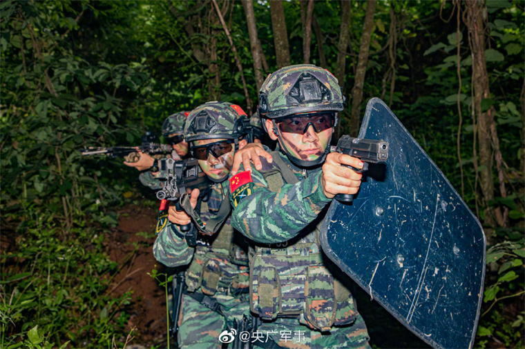 燃直击武警特战队员山林地捕歼战斗