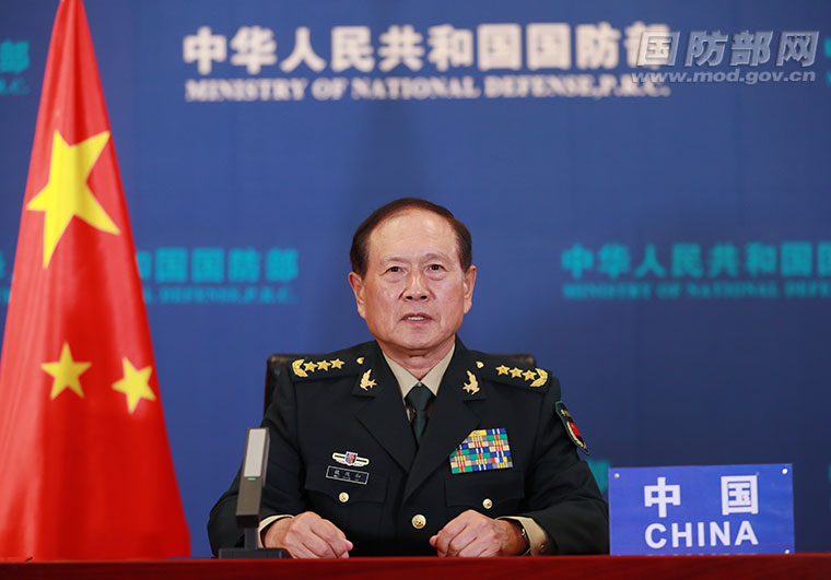 6月23日,国务委员兼国防部长魏凤和应邀在第九届莫斯科国际安全会议上