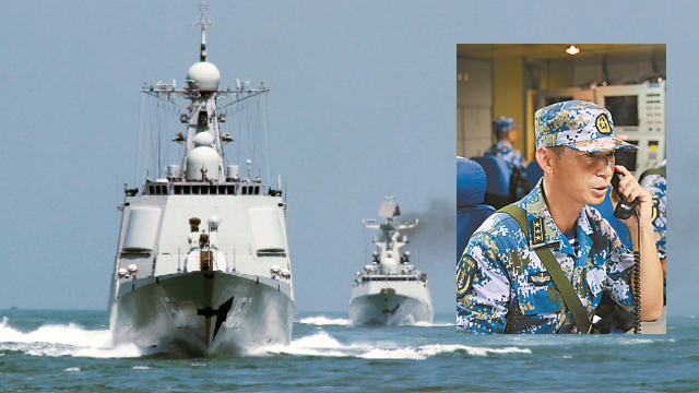 海军长春舰舰长胡杰.