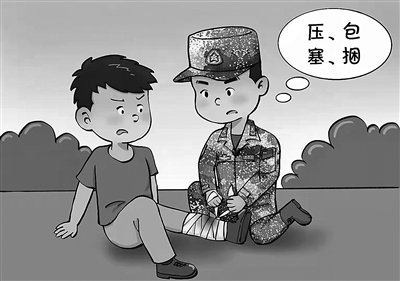 学会正确止血包扎 - 解放军报 - 中国军网
