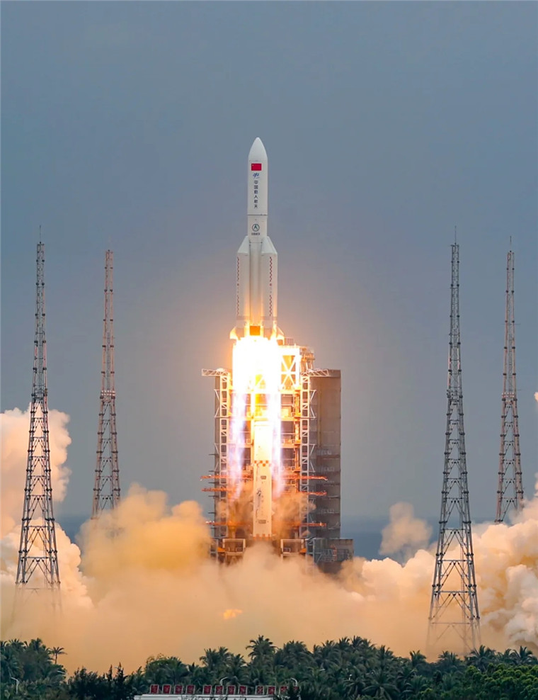 空间站天和核心舱发射任务取得圆满成功