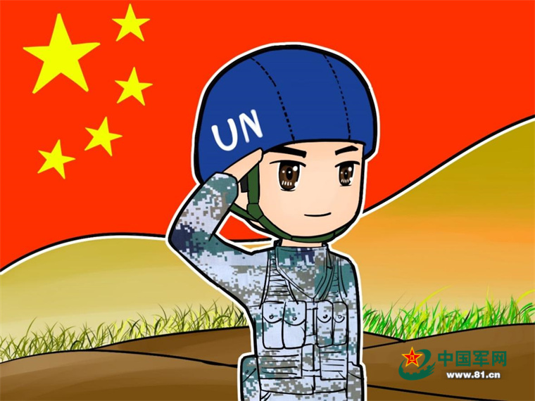 一组兵哥哥的漫画头像真情表白祖国 - 中国军网