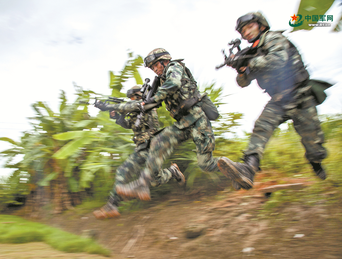 影像|"钢刀连"特战队员雨林练兵,淬炼制胜本领